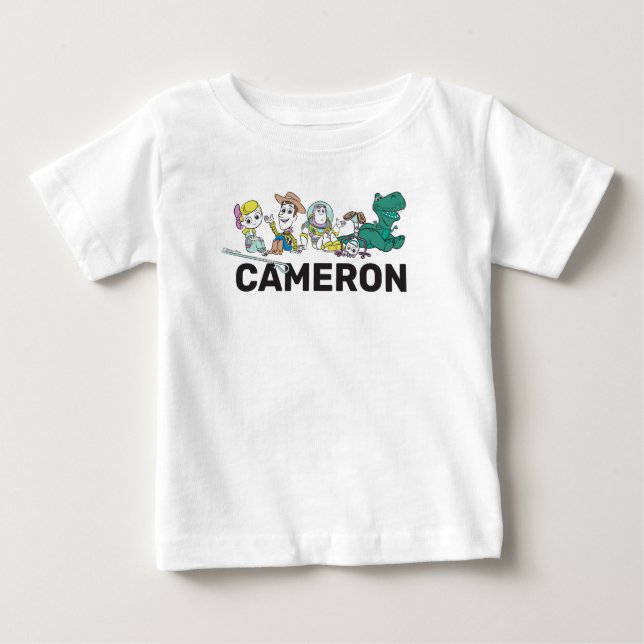 Personalized Toy Story Characters Baby T-Shirt (Front)