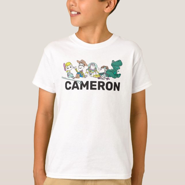 Personalized Toy Story Characters  T-Shirt (Front)