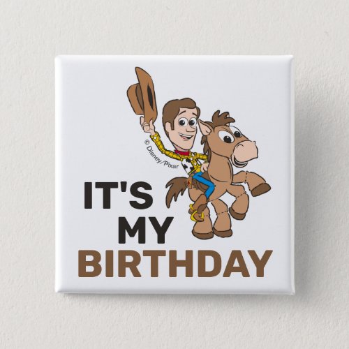 Personalized Toy Story Woody Button