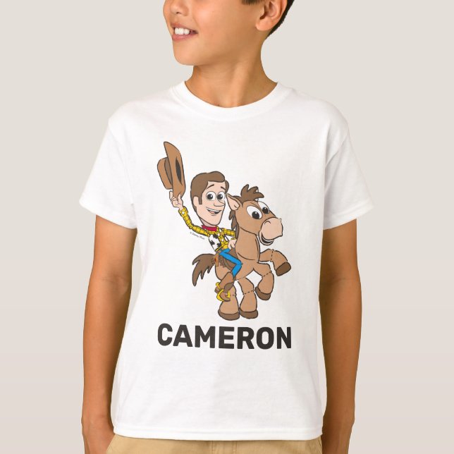Personalized Toy Story Woody T-Shirt (Front)