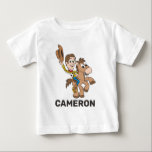 Personalized Toy Story Woody T-Shirt<br><div class="desc">This super cute shirt features Woody and Bullseye from Toy Story. Make it extra special by adding your child's name!</div>