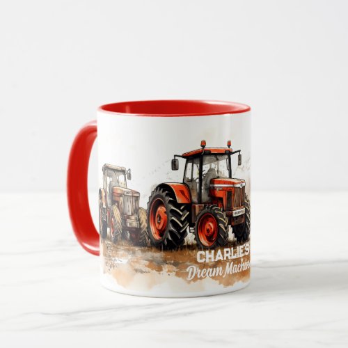 Personalized Tractor mug