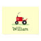 Personalized Tractor Wall Art: Red Tractor