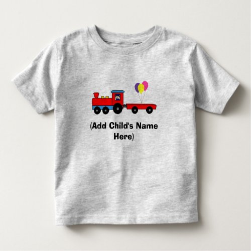 Personalized Train Birthday T_Shirt