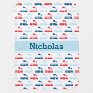 Personalized Train Blanket