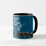 Personalized Train Collector Two-tone Coffee Mug at Zazzle