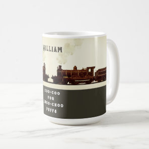 Personalized Train Lover Coffee Mug