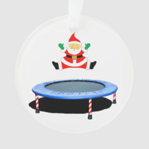 Personalized Trampoline Holiday Gift Ornament