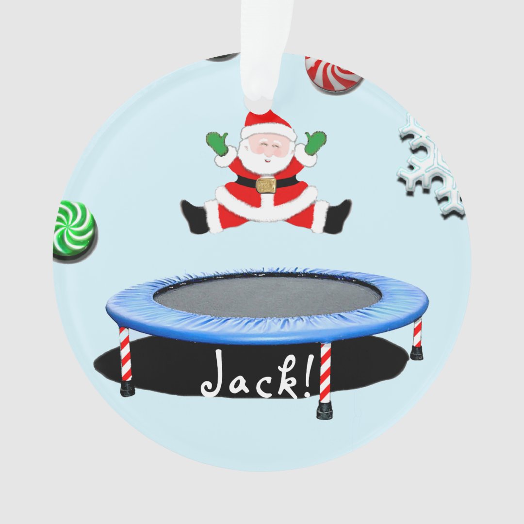 personalized trampoline ornament Zazzle