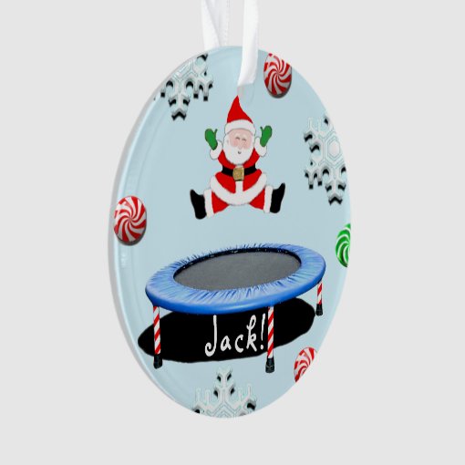 Personalized Trampoline Ornament Zazzle