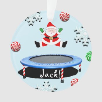 Personalized Trampoline Ornament by christmastee at Zazzle
