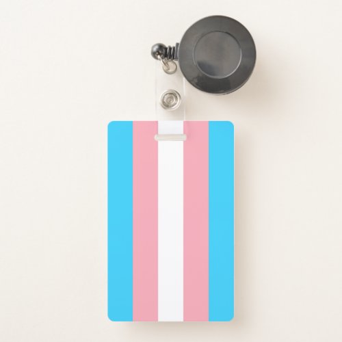 Personalized Transgender Flag Badge