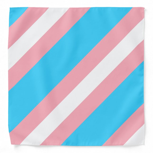 Personalized Transgender Flag Bandana (Front)