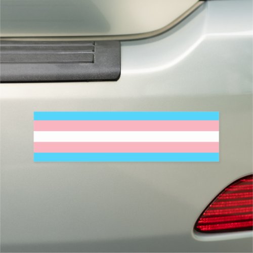 Personalized Transgender Flag Car Magnet