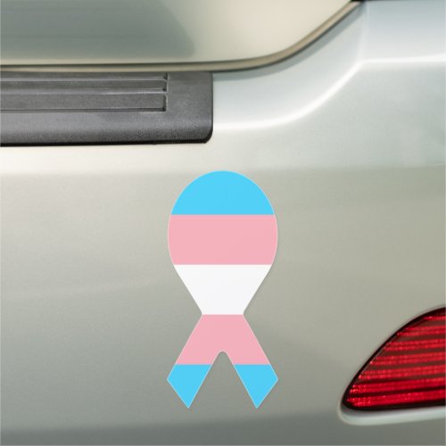 Personalized Transgender Flag Car Magnet