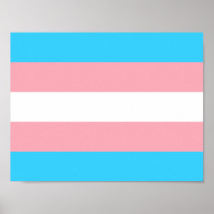 Personalized Transgender Flag Poster