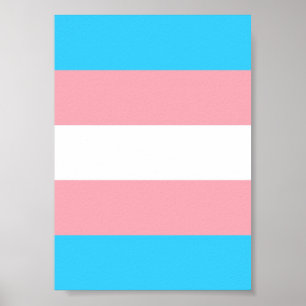 Personalized Transgender Flag Poster
