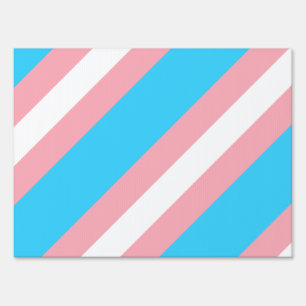 Personalized Transgender Flag Sign