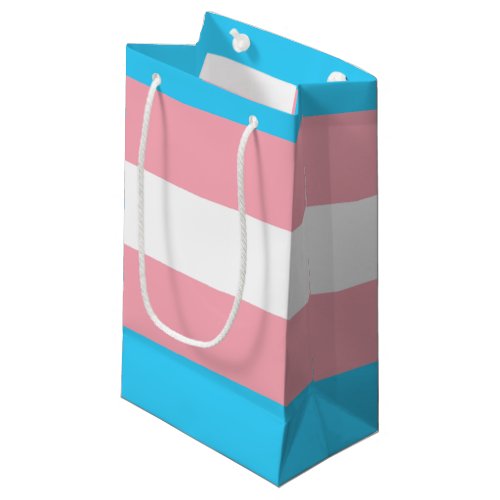 Personalized Transgender Flag Small Gift Bag