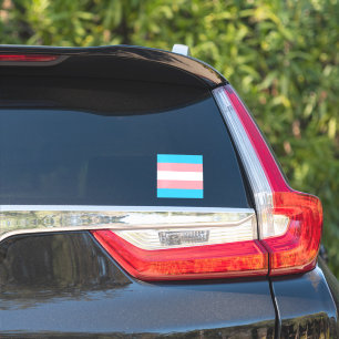 Personalized Transgender Flag Sticker