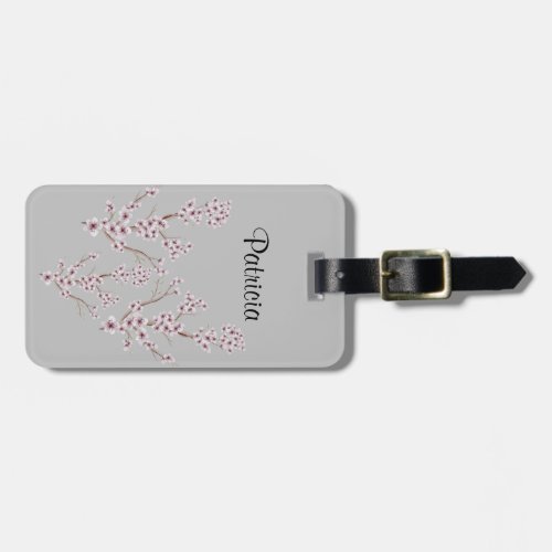 Personalized Travel Beautiful  Cherry Blossoms Luggage Tag