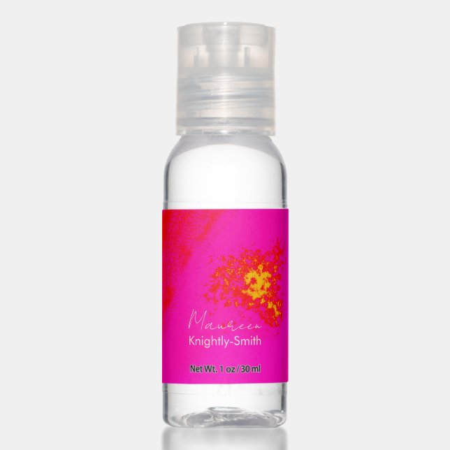 Personalized Travel Bottle Set Hand Sanitizer (Front)