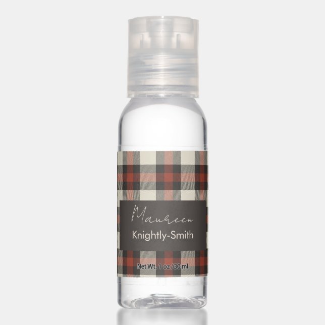Personalized Travel Bottle Set Hand Sanitizer (Front)
