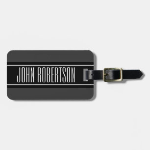 Personalized travel luggage tag elegant style