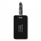 Personalized travel luggage tag | elegant style