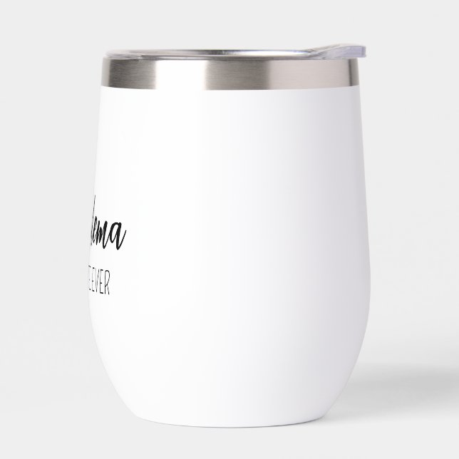 Personalized Travel Mug • Custom Coffee Mug • Insu Thermal Wine Tumbler (Left)