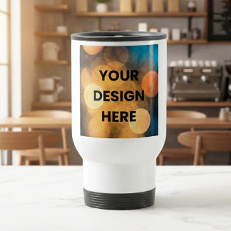 “Personalized Travel Mug – Keep Drinks Hot or Cold