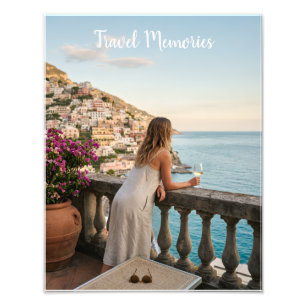 Personalized Travel Photo Frame Print