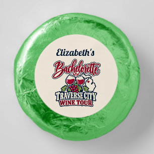 Personalized Traverse City Wine Tour Bachelorette Dipped Oreo Cookie Favors