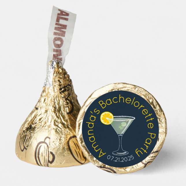 Personalized Treats for Bachelorette Hershey®'s Kisses® (Front)
