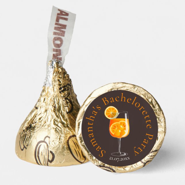 Personalized Treats for Bachelorette Hershey®'s Kisses® (Front)