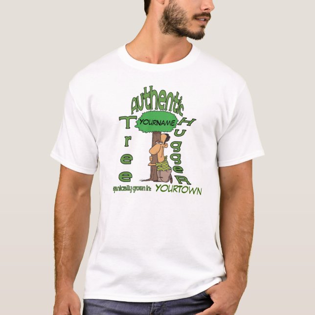 Personalized Tree Hugger Shirt (Front)
