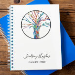 Personalized Tree of Life  Planner<br><div class="desc">Personalized Tree of Life 2022 Planner. 
This stylish Planner is decorated with a Tree of Life design in rainbow colors.
Easily customizable with your name and year.
Because we create our own artwork you won't find this exact image from other designers.</div>