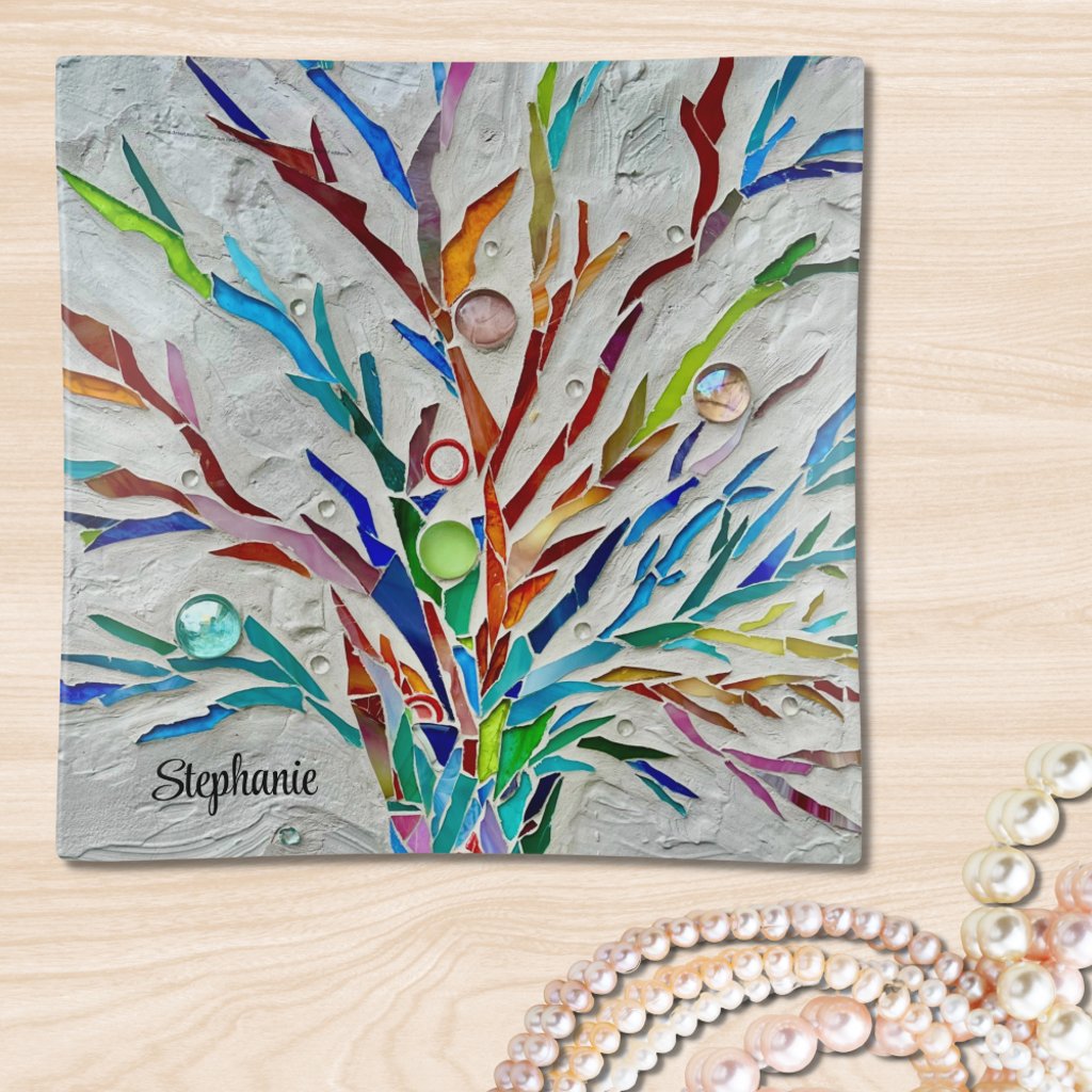 Personalized Tree Of Life Trinket Tray