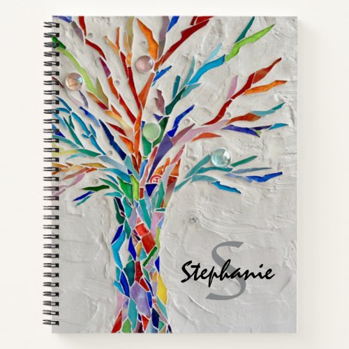 Personalized Tree Spiral Notebook