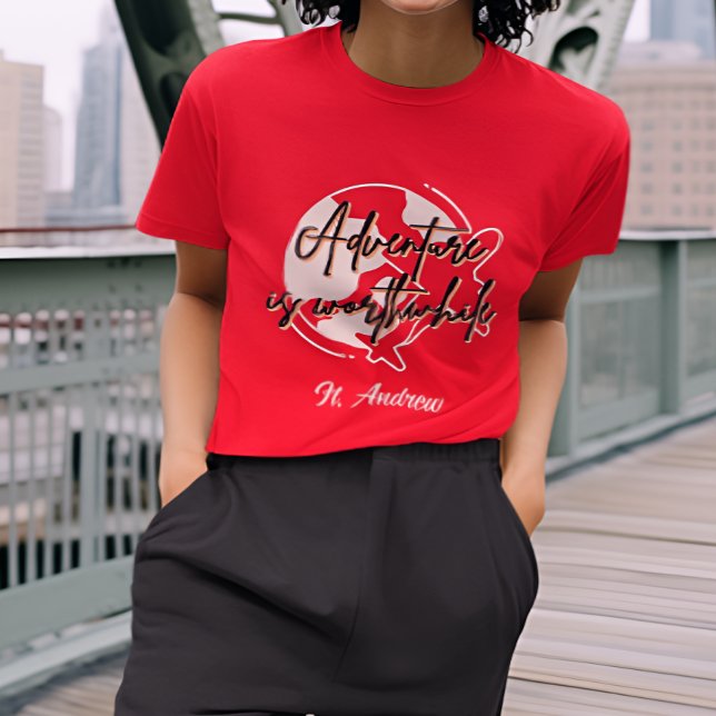 Personalized Trendy Adventure themed Tee (Creator Uploaded)