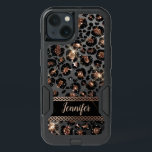 Personalized Trendy Leopard Black Gold Glitter iPhone 13 Case<br><div class="desc">Personalized Trendy Leopard Black Gold Glitter                              




leopard glitter cheetah gold, 
trend  leather luxury metal , 
cat fashion pattern bronze, 
skin golden girls modern, 
 spots girly chic jewel, 
 jaguar animal jewelry africa, 
metallic sparkly fur trendy, 
glamour bright rich black, 
safari personalized blush, 
cheetah leopard glitter gold, </div>