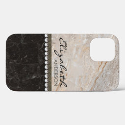 Personalized Trendy Marble Pattern Design Case-Mate iPhone Case | Zazzle