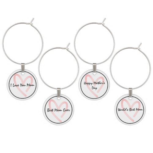 Personalized Trendy  Wine Charm