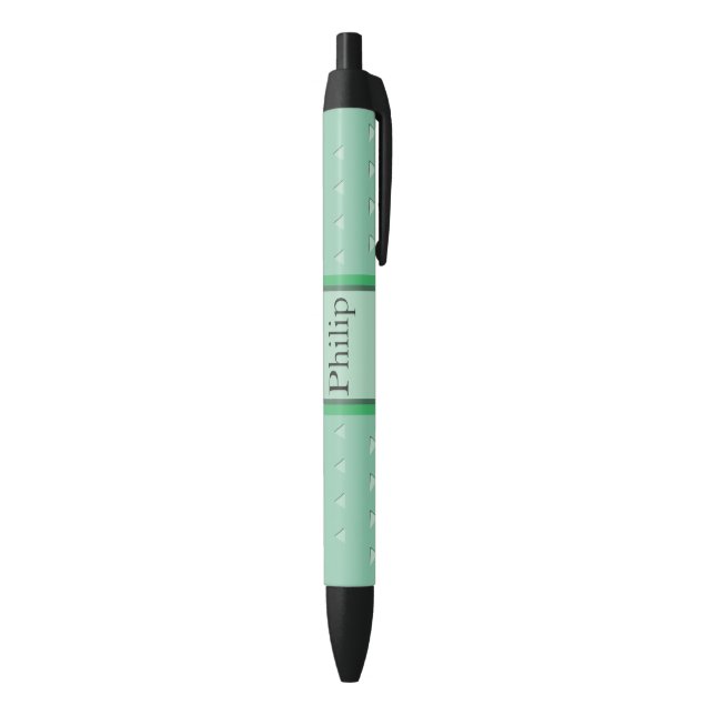 Personalized Triangle Pattern Pen (Bottom (Vertical))