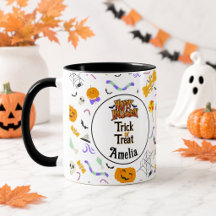 Personalized Trick or Treat Cute Halloween 