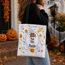 Personalized Trick or Treat Cute Halloween
