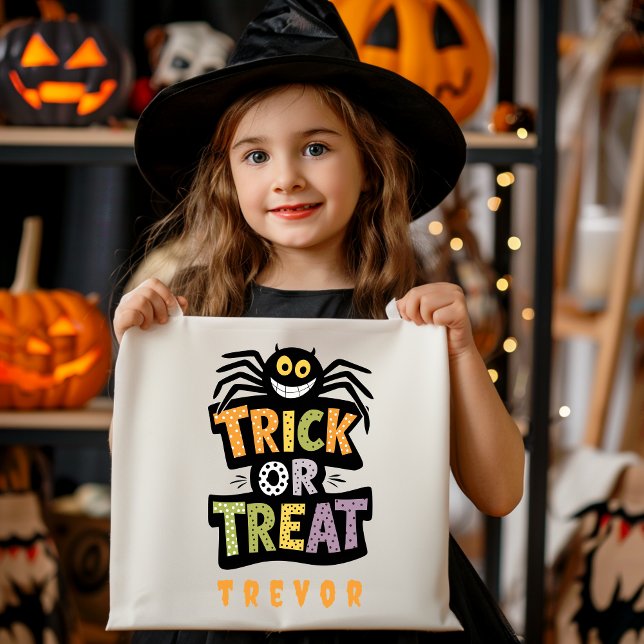 Personalized Trick or Treat Halloween Candy bag (Creator Uploaded)