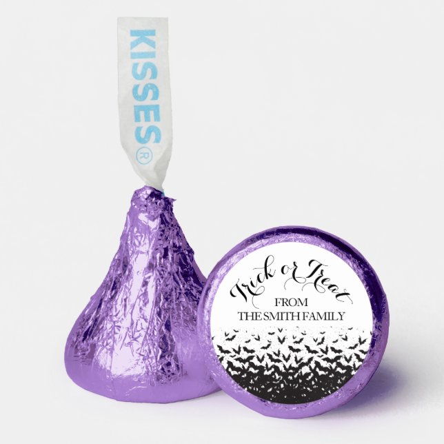 Personalized Trick or Treat Halloween Hershey®'s Kisses® (Front)