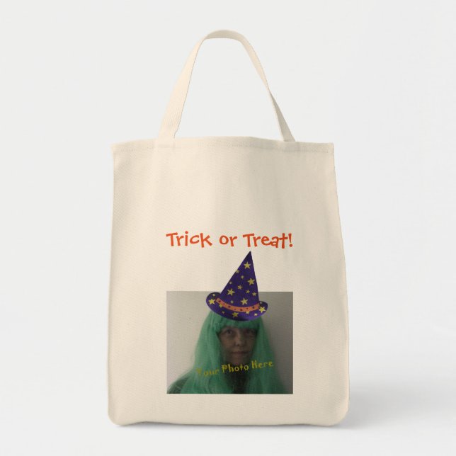 Personalized Trick or Treat Halloween Wizard Bags (Front)