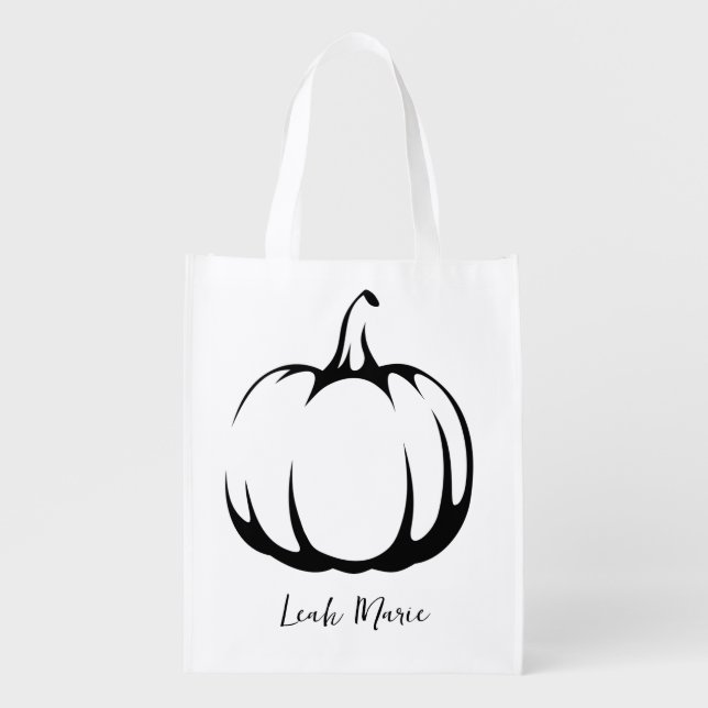 Personalized Trick or Treat Tote Bag (Front)